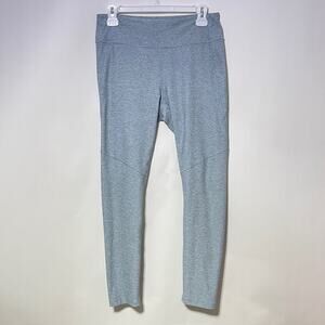 Outdoor Voices Athletic Leggings Womens Large Light Blue 7/8 Length Stretchy